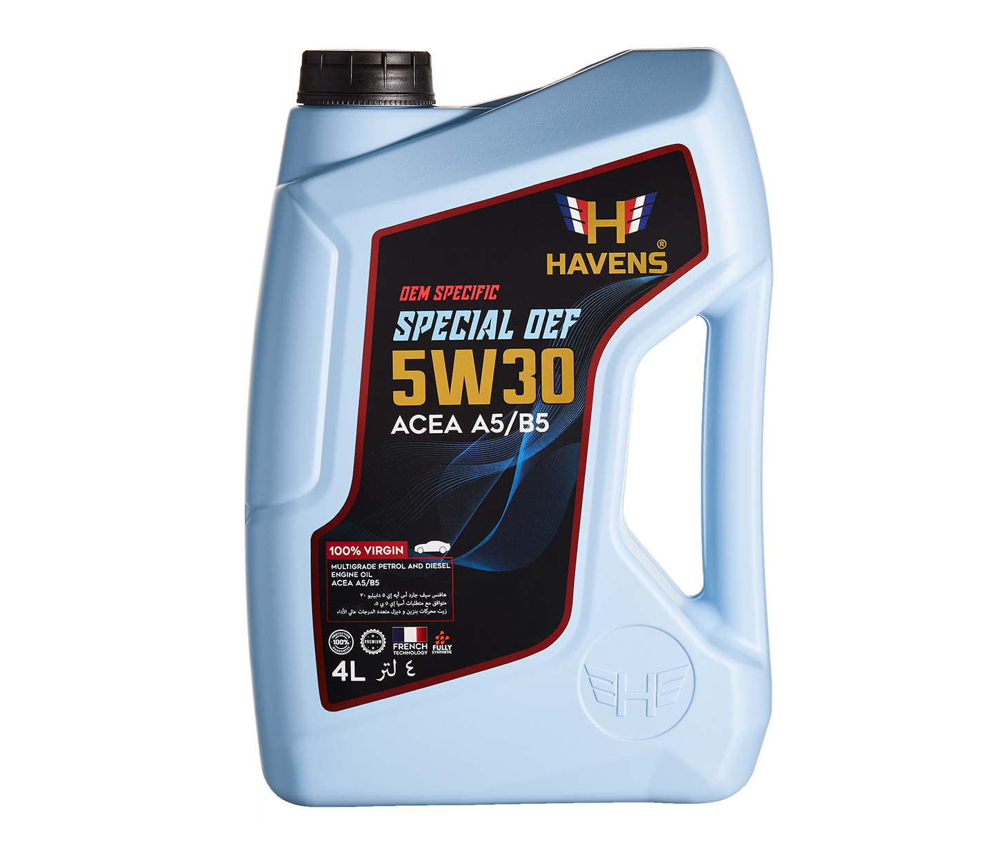Масло моторное HAVENS Special OEF SAE 5W30 A5/B5 4L (№HSOEF5W30)