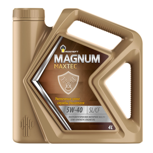 Масло моторное Роснефть Magnum Maxtec SAE 5W40 4L (№40814642)