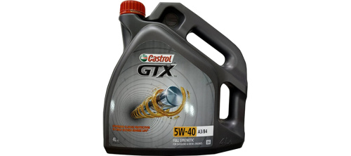 Масло моторное CASTROL GTX SAE 5W40 4L (№15E20D)
