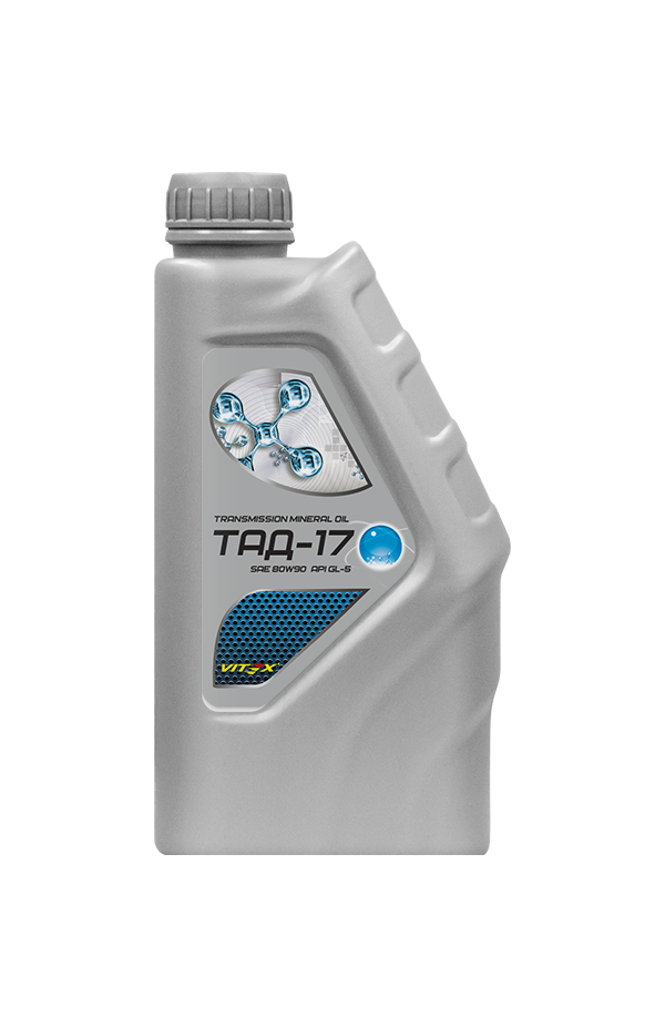 Масло трансмиссионное Vitex ТАД-17 SAE 80W90 GL5 1L