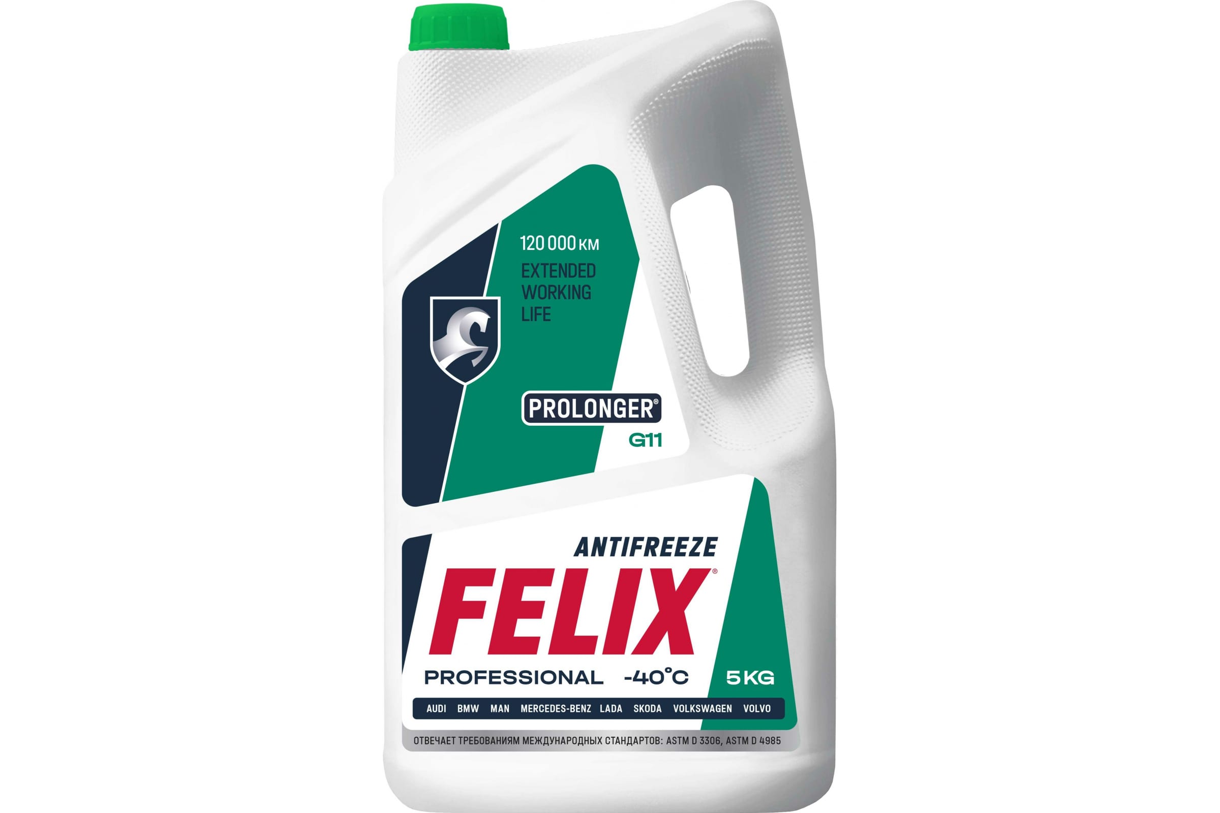 Антифриз FELIX Prolonger ТС-40 5L зелёный (№430206031)