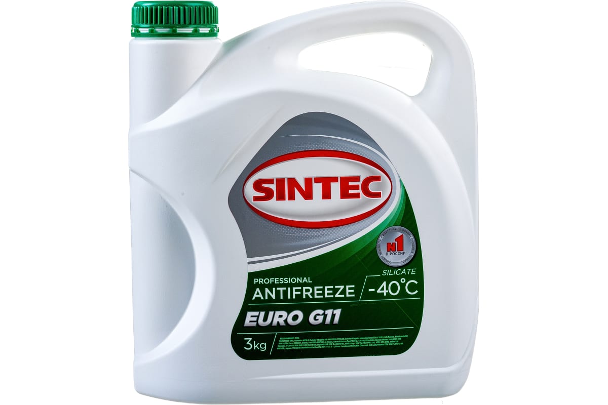 Антифриз Sintec EURO G11 зелёный 3л.