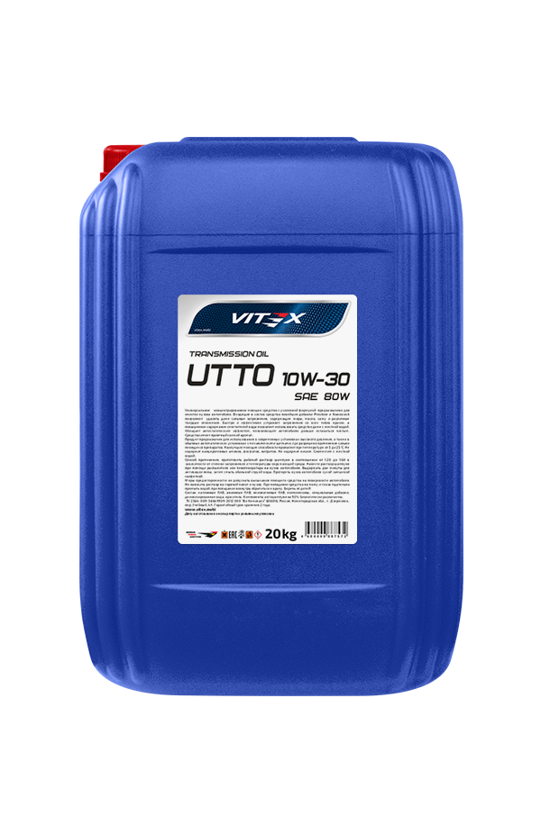Масло трансмиссионное Vitex UTTO SAE 10W30 SAE 80W GL4 20L