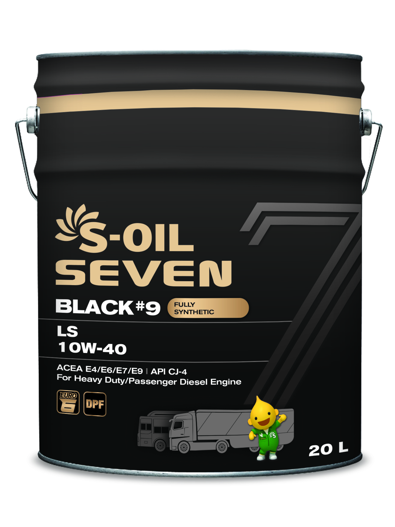 Масло моторное S-OIL 7 BLACK