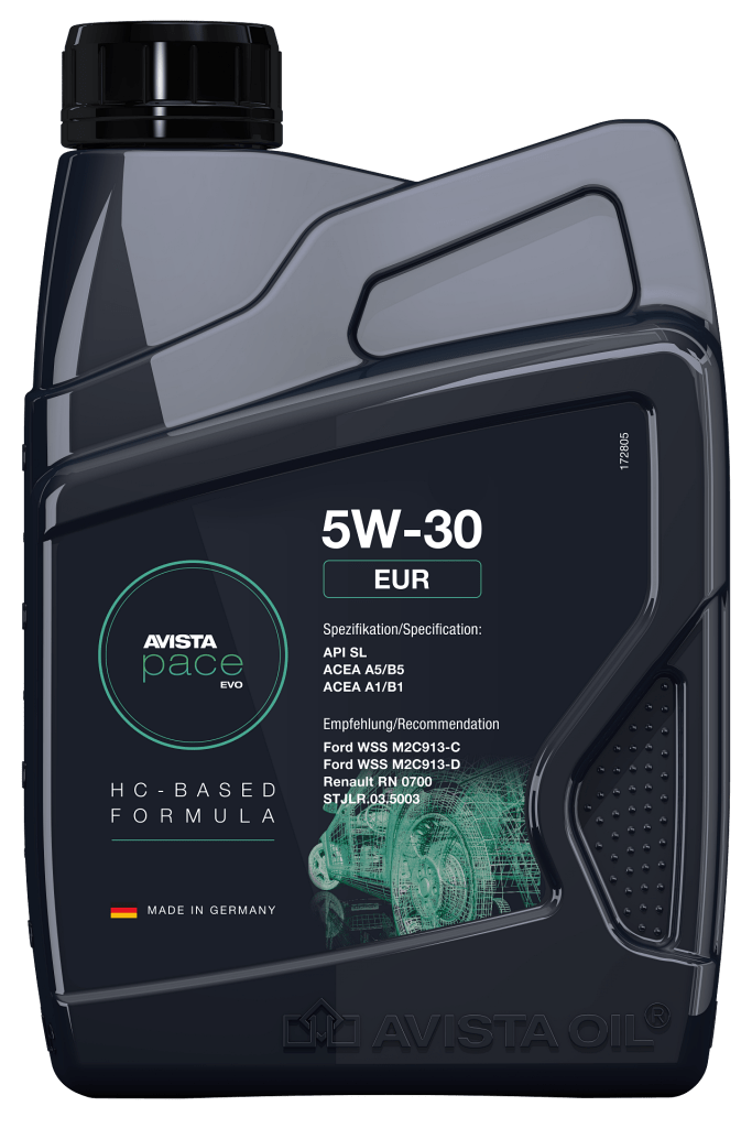 Масло моторное AVISTA pace EVO EUR SAE 5W30 5L