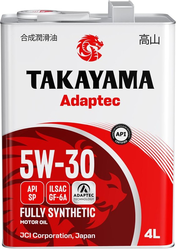 Масло моторное TAKAYAMA SAE 5W30 SP 4L (№6056096)