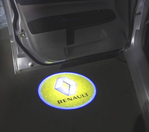 Silverstar/RENAULT G3-020/Светодиодная проекция логотипа в низ двери, 2шт/