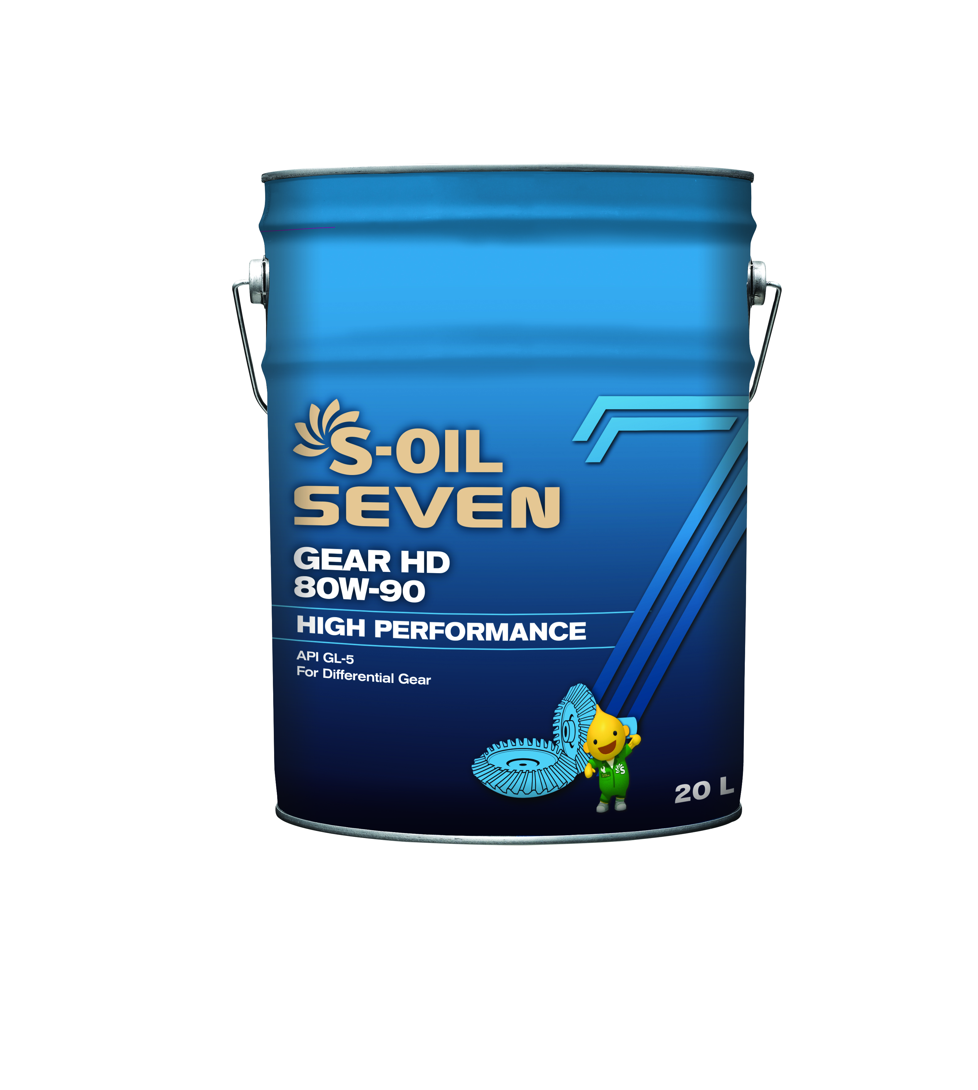 Масло трансмиссионное S-OIL DRAGON 80W90 GL-5 20L