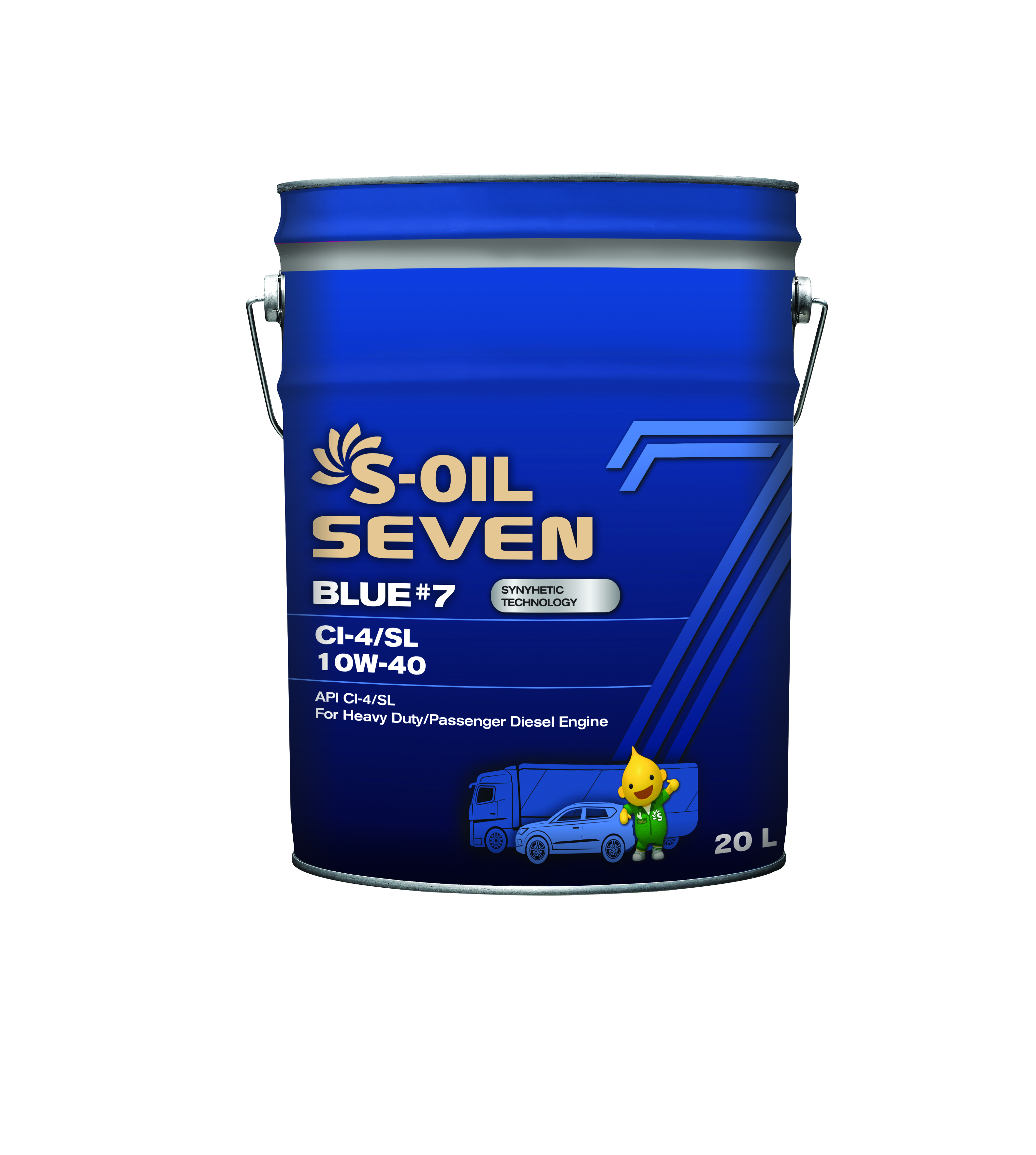 Масло моторное S-OIL 7 BLUE