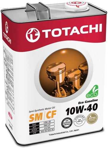 Масло моторное TOTACHI Eco Gasoline Semi-Synthetic Motor Oil
