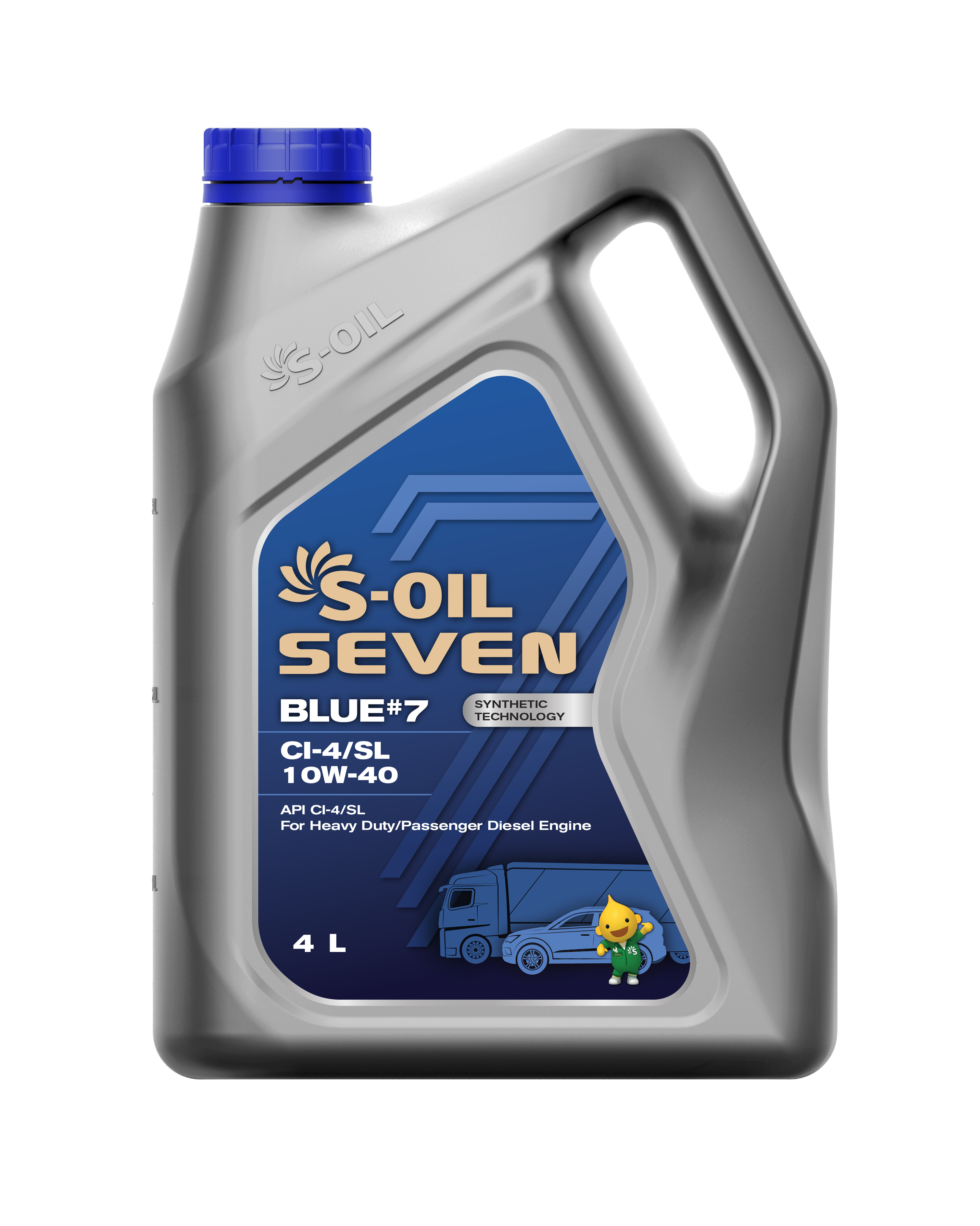 Масло моторное S-OIL 7 BLUE