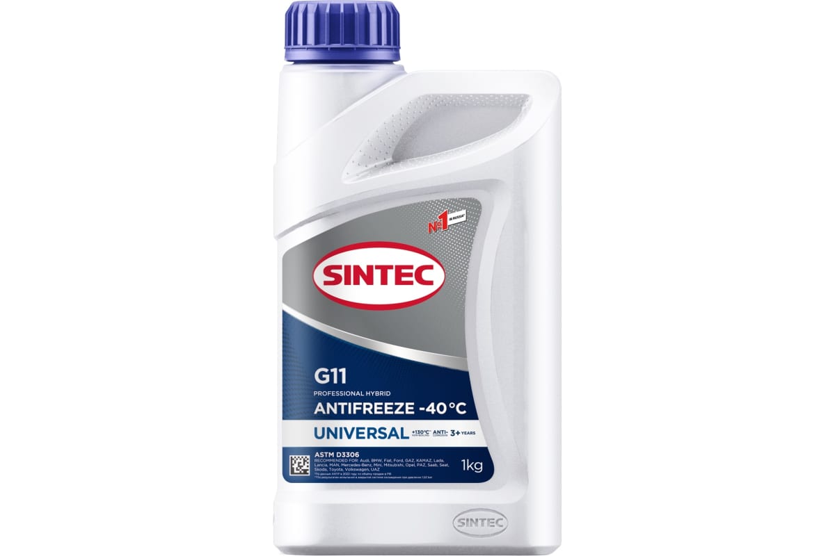 Антифриз Sintec Universal G11 синий 1л.