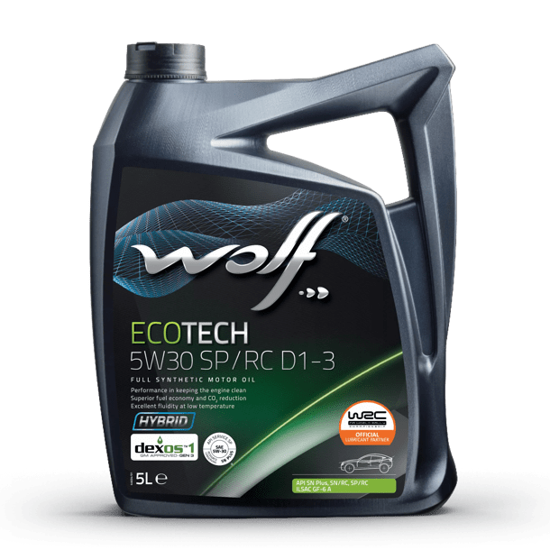 Масло моторное WOLF ECOTECH SAE 5W30 SP/RC D1-3 4L (1049901)