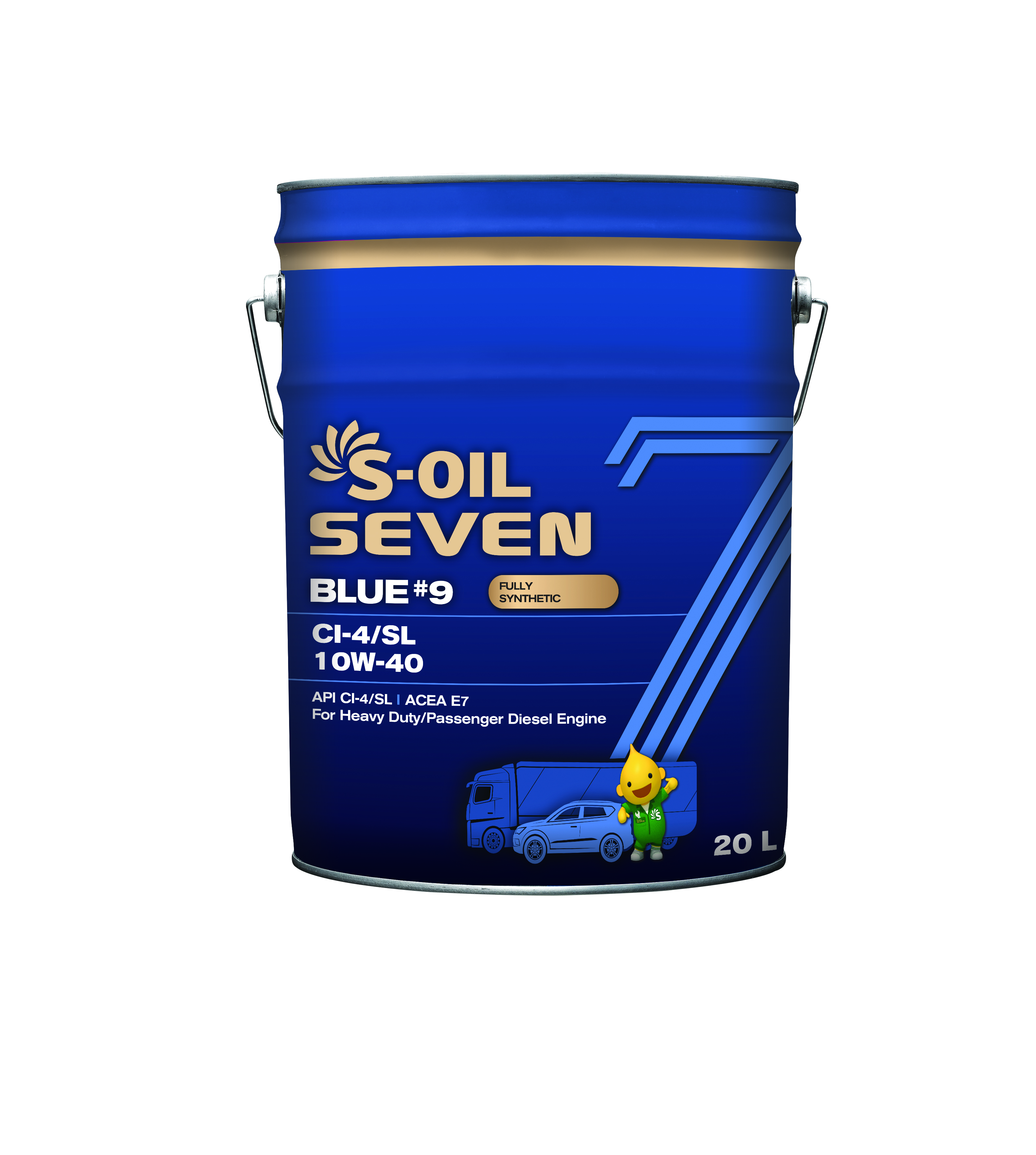 Масло моторное S-OIL 7 BLUE