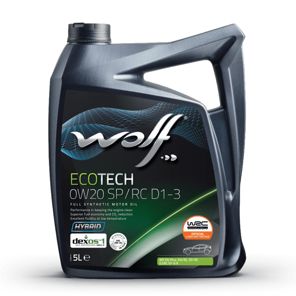 Масло моторное WOLF ECOTECH SAE 0W20 SP/RC D1-3 4L (1049891)