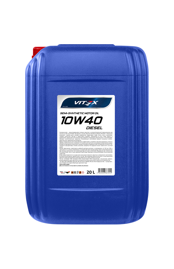 Масло моторное Vitex DIESEL SAE 10W40 CI-4 20L
