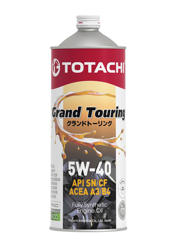Масло моторное TOTACHI Grand Touring Fully Synthetic SN 5W40