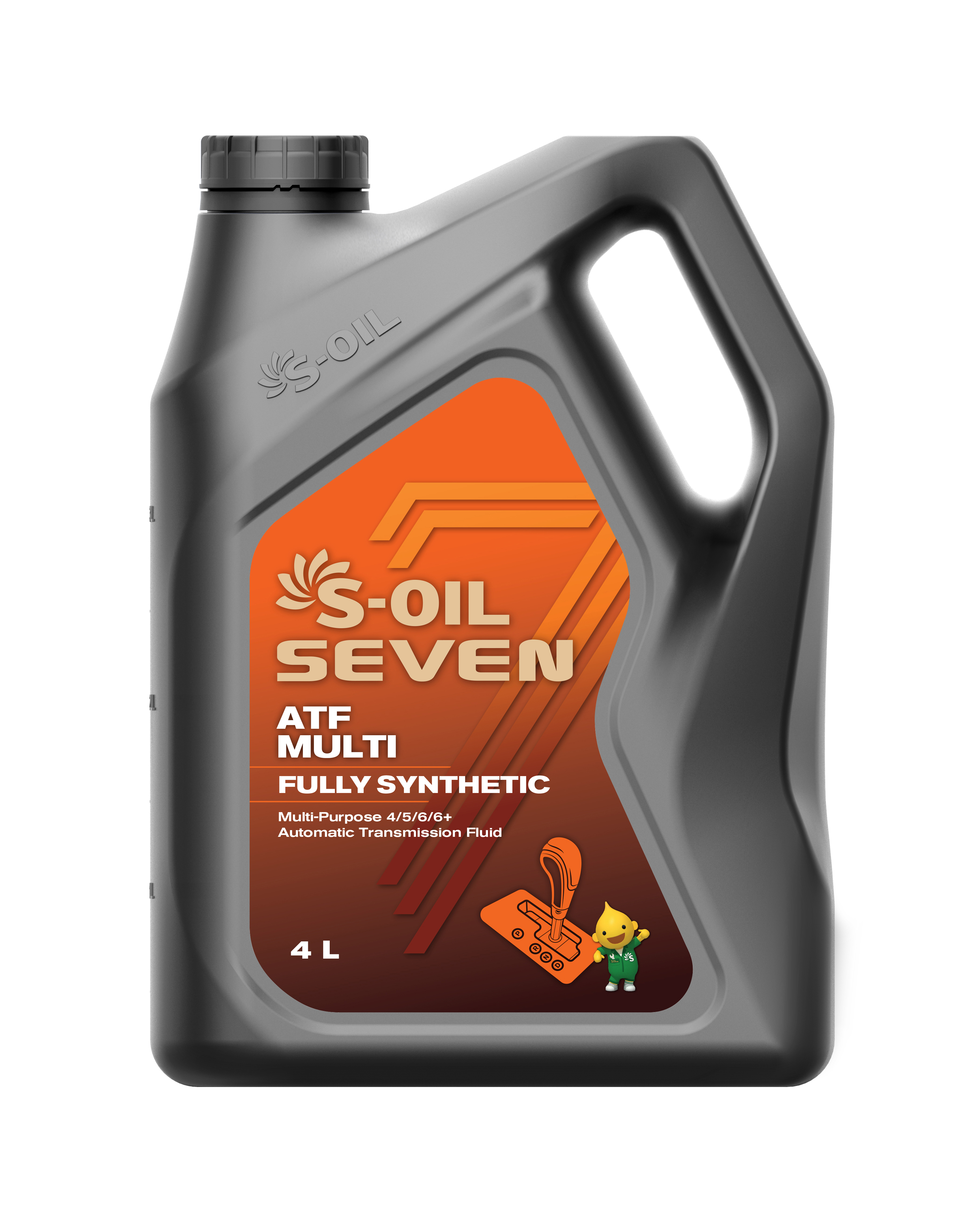 Масло трансмиссионное S-OIL 7 ATF MULTI 4L (№E107985)
