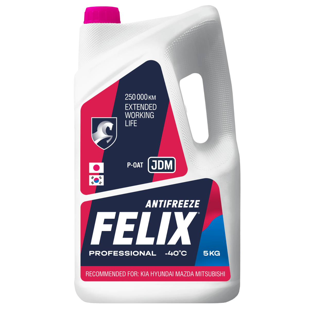 Антифриз FELIX JDM G12++ розовый 5L (№430206402)