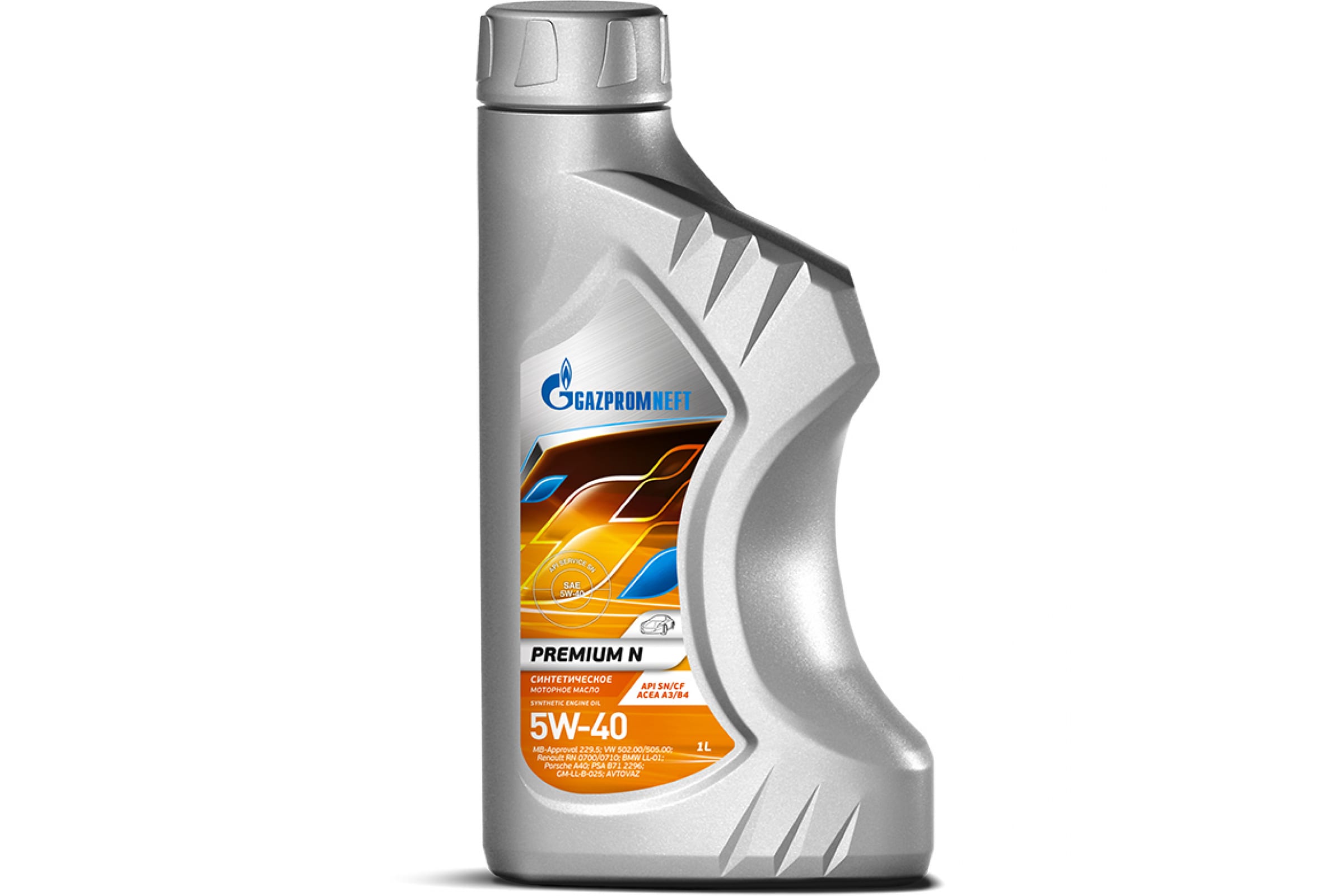 Масло моторное Газпромнефть Premium N SAE 5W40 SN/CF 1L (№238990143)