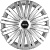 Колпак колеса гибкий Trebl (SKS)  502 17 (4шт.)