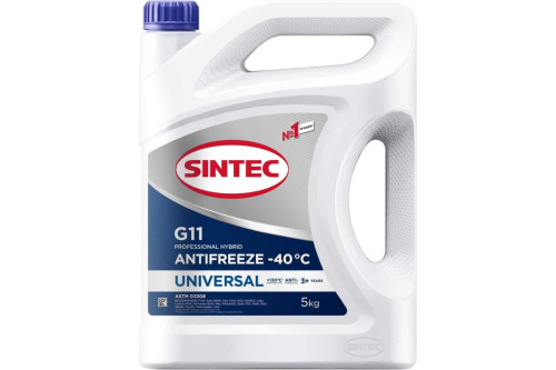 Антифриз Sintec Universal G11 синий 5л.