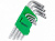 Набор ключей Torx (T10-T50) ВОЛАТ 9шт. короткие(11025-09)