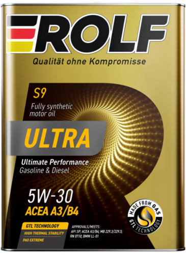 Масло моторное ROLF Ultra SAE 5W30 SP 1L (№323103)