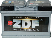 АКБ 6СТ-72о/п  ZDF Premium (низкий)(EUROPE)(720A)(75)