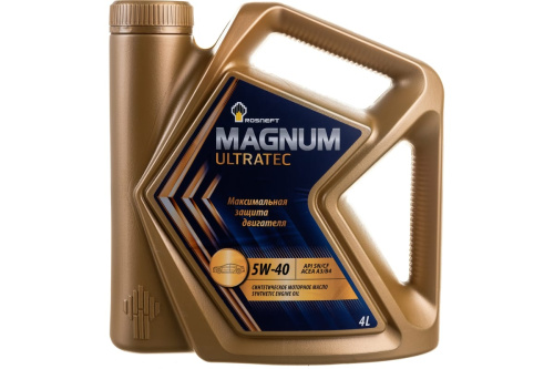 Масло моторное Роснефть Magnum Ultratec SAE 5W40 SN/CF 4L (№40815442)