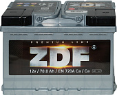 АКБ 6СТ-70о/п  ZDF Premium (720A)(75)