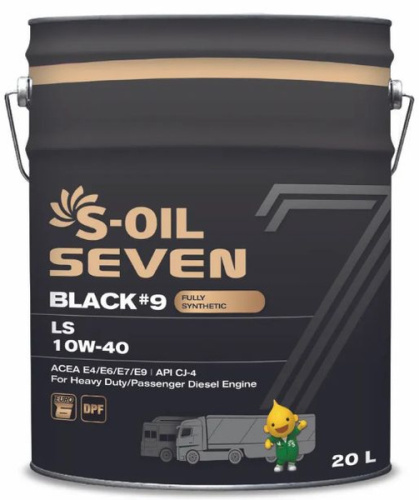 Масло моторное S-OIL 7 BLACK