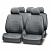 Чехлы PREMIER PLATINUM VIP, черн., эко кожа, SRS AIRBAG, 6 молний