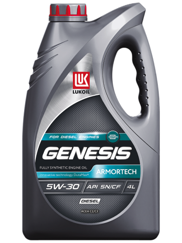 Масло моторное Лукойл Genesis Armortech DIESEL SAE 5W30 SN/CF 4L (№3149855)