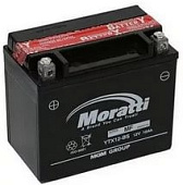 АКБ Мотоц "Moratti" 12 V 4 А/ч (YT4L-BS)+электролит