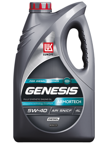 Масло моторное Лукойл Genesis Armortech Diesel SAE 5W40 SN/CF 4L (№3149129)