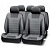 Чехлы PREMIER PLATINUM VIP, черн./серый, эко кожа, SRS AIRBAG, 6 молний